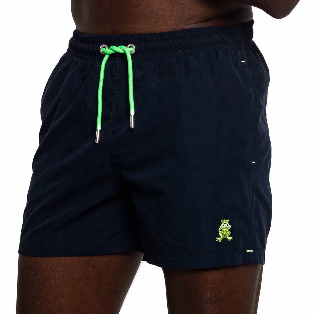 NEW EIGHT X frog swim trunks in navy / green